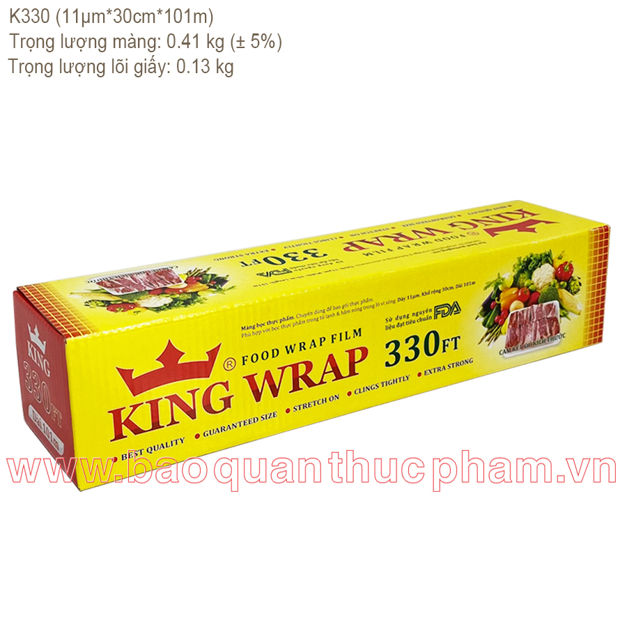 Màng Bọc Thực Phẩm King Wrap: K330 (30cm*101m)